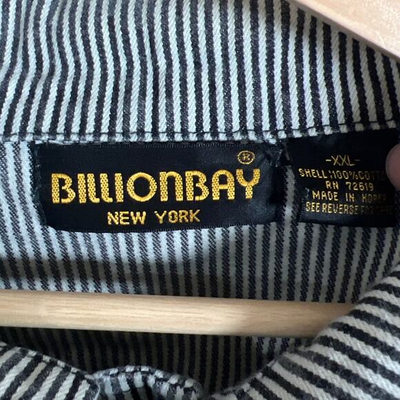 Vintage BillionBay New York 2XL Size 38 Baggy 100% Cotton Button Down & Shorts - Picture 3 of 9